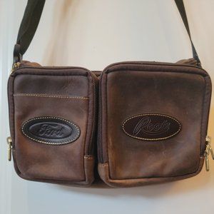 Roots Waxed Nubuck Leather Crossbody/Shoulder Bag